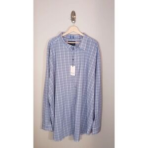Robert Graham Rizzo Stretch Long Sleeve Button Down Shirt Men's Size 4XLT NWT